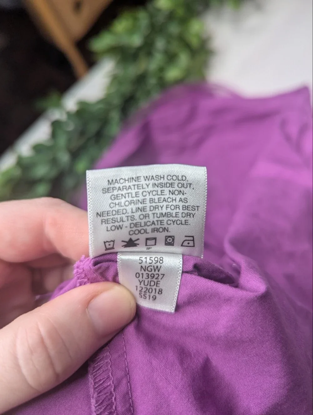 Hanna Andersson Purple yude Tutu Skirt Size 5 Or 110cm